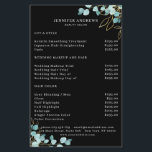 Modern, Black Greenery Flyer<br><div class="desc">Modern,  Greenery Flayer in black,  white,  green blue gold.Edit your product in minutes by adding your data. You can change the font/color/position by "further personalize".</div>