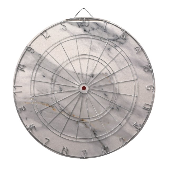 Modern black grey pink marble pattern  dartboard (Front)