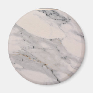 Modern black grey pink marble pattern  magnet