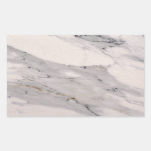 Modern black grey pink marble pattern  rectangular sticker