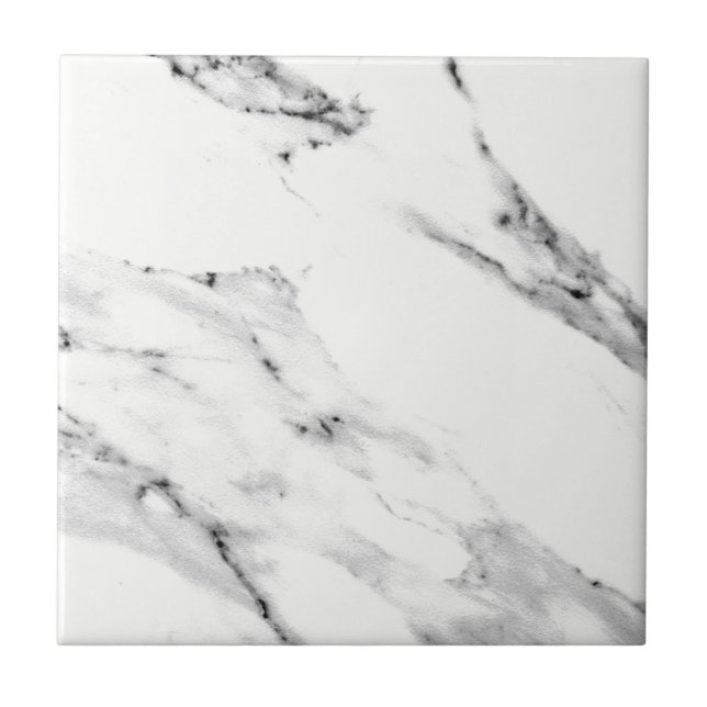 Modern black grey white marble pattern  tile (Front)