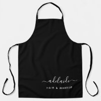 Modern Black Hair Stylist Makeup Artist Salon Name