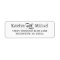 Modern Black Handwritten Script Wedding Address
