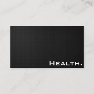 Modern Black No.1 Business Card