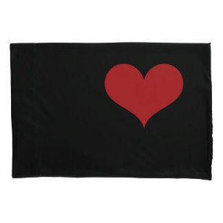 Modern Black Pillowcase 