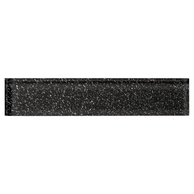 Modern Black Stone style -Space- Nameplate (Front)