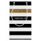Modern Black Stripes FAUX Gold Glitz and Name