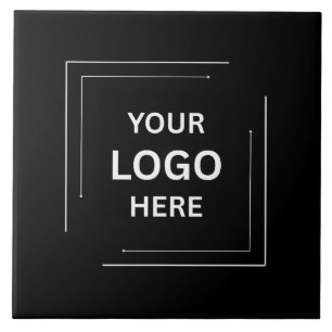 Modern Black Stylish Professional Custom Business Ceramic Tile