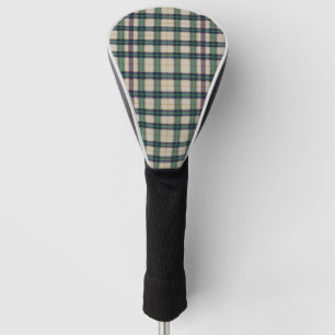 Modern Black Watch Tartan Plaid Classic Blue  Golf Head Cover