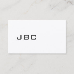 Modern Black/White 30o1 Business Card