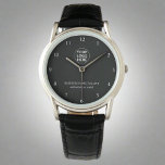 Modern Black & White Branded Corporate Logo Watch<br><div class="desc">Make a bold statement with our Modern Black & White Branded Corporate Logo Watch. This sleek timepiece combines a contemporary black and white design with your company’s logo, offering a refined and professional look. Perfect for executive gifts, corporate events, or employee recognition, it seamlessly blends style and functionality, ensuring your...</div>