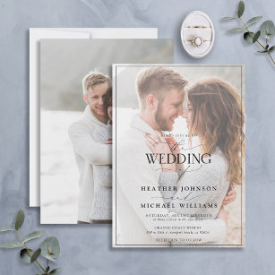 Vellum Wedding Invitations Australia