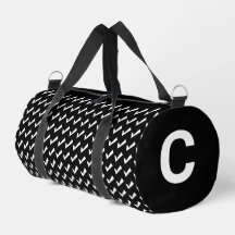Modern Black White Check Mark Personalised