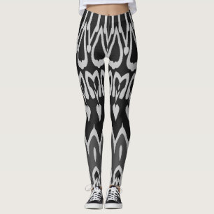 Modern black white classic "Ratti_Creative_Arts"  Leggings