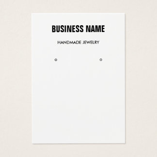 Modern black & white jewellery earring display car