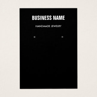 Modern black & white jewellery earring display car