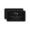 Modern Black & White Simple Script RSVP