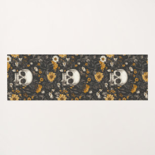 Modern Blossom Skull – Yogamatte mit Stil Yoga Mat