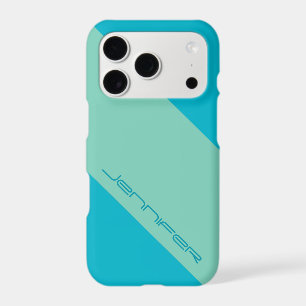 Modern Blue and  Green Minimalist, Name,