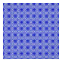 Modern Blue and White Geometric Diamond Pattern