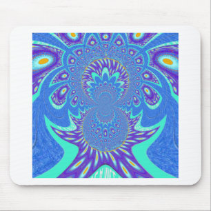 Modern Blue art Mouse Pad