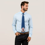 Modern Blue Custom Photo Tie<br><div class="desc">Modern Blue Custom Photo neck tie. A perfect gift for a dad or grandfather for Father`s Day, birthday or Christmas.</div>