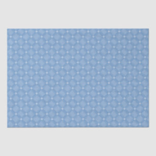 Modern Blue Diamond Chevron Baby Shower Tissue Paper