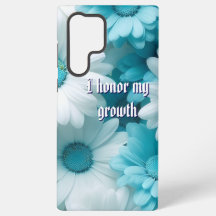 Modern Blue Floral