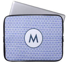 Modern Blue Geometric Triangle Pattern Minimalist