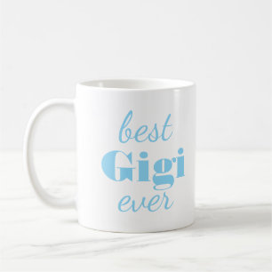 Modern Blue Gigi Personalised Custom  Mug