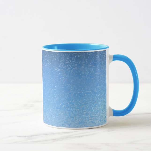 Modern Blue Glitter Combo Mug (Right)