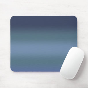 Modern blue gradient Watercolor galaxy  Mouse Pad