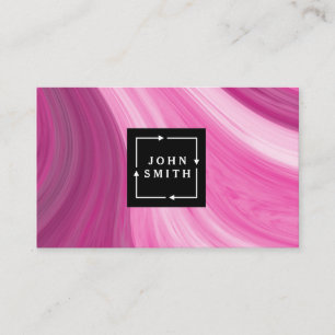 Modern Blue Graffiti Cool Abstract Art Business Card