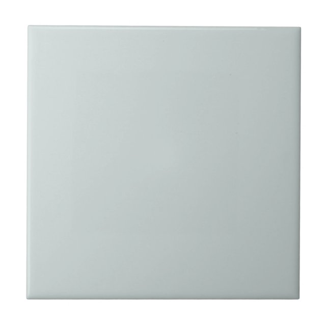 Modern Blue Grey Monochrome Ceramic Tile (Front)