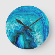 Modern Blue Marble Agate