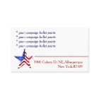 Modern Blue & Red Political Campaign