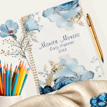 Modern Blue Roses Floral Design Day Planner<br><div class="desc">Pretty botanical themed blue roses day planner to schedule,  appointments,  meetings and reminders.  By using Zazzle's design tools and collection of fonts,  your personal information can be easily inserted (i.e.,  name,  date and planner name,  if a planner name change is desired).</div>