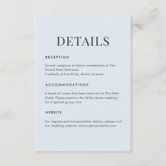 Modern Blue Terrazzo & Emerald Enclosure Card