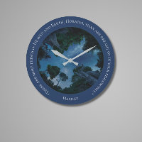 Modern Blue Watercolor Text Trendy Quote