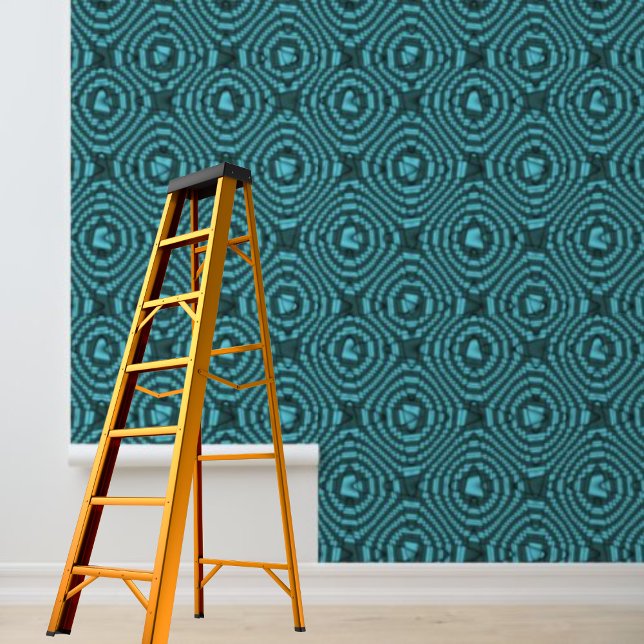 Modern Blue Weave Diamond Pattern Peel Stick Wallpaper (Modern Blue Weave Diamond Pattern Peel Stick Wallpaper)