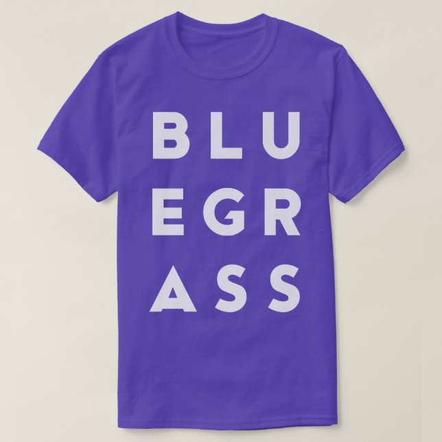Modern Bluegrass Typography Graphic Tee - Folk Mus (Design Front)