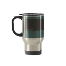 Modern Blueprint Grid Insulated Travel Mug TM01