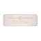 Modern blush faux glitter rose gold return address