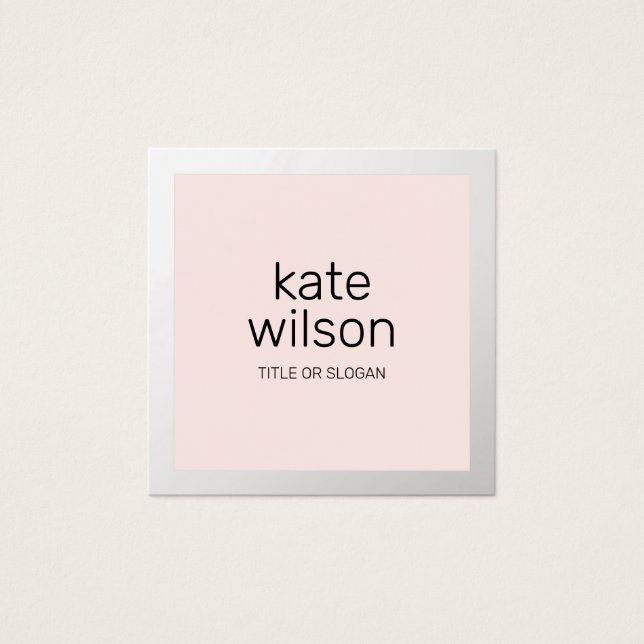 Modern Blush Pink Beauty Professional (Front)