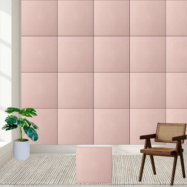 Modern Blush Pink Geometric Ceramic Tile (Modern Blush Pink Geometric Ceramic Tile)