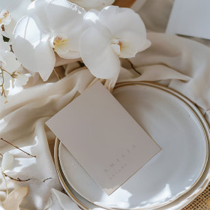 Modern Blush Pink Guest Name Place Card