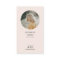 Modern Blush Pink Photo Social Media Business Card