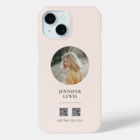 Modern Blush Pink Photo Social Media Business