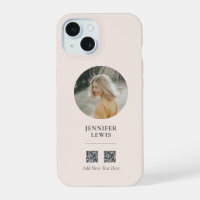 Modern Blush Pink Photo Social Media Business