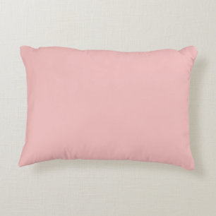 Modern blush pink Plain Solid Colour Accent Pil Decorative Cushion